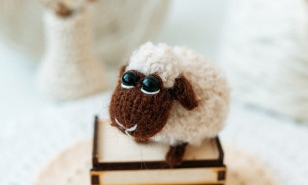 Take These Teeny Tiny Pocket-Sized Sheep On Your Knitting Adventures!