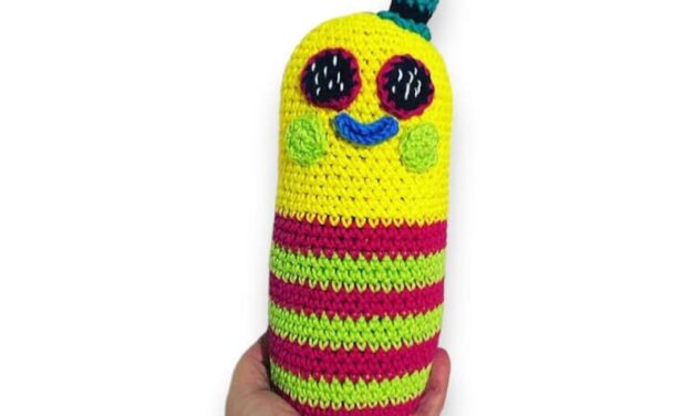 It’s Mr. Dinkles! Get the Crochet Amigurumi Pattern Designed By Trish of Fat Lady Crochet