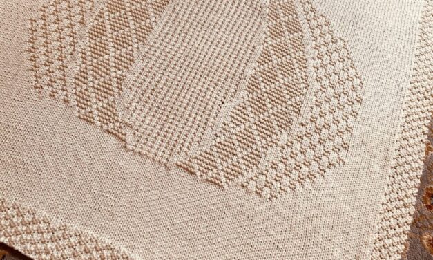 Knit a Textured Pumpkin Blanket For a Sophisticated Halloween