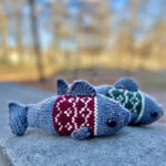Knit a Handsome Fish In A Sweater … Makes An Unique Gift!