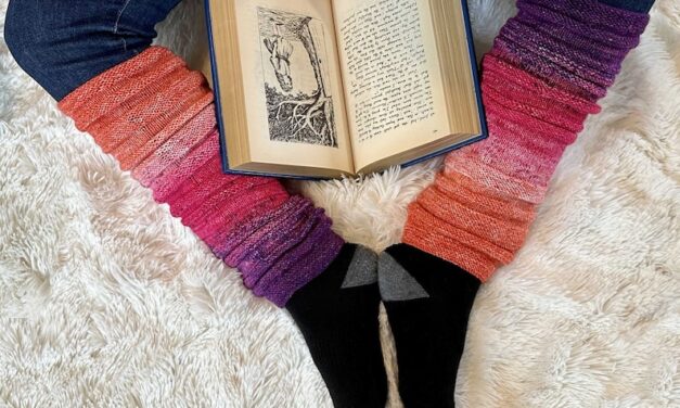 Knit a Pair of Momerath Leg Warmers Designed By Maria Scott of Bits N Bobs Boutique