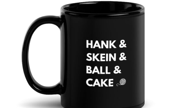 Gifts For Knitters & Crocheters: ‘Hank, Skein, Ball & Cake’ Tees & Accessories For Yarn Lovers On Your List