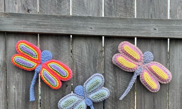 Unique Idea: Pattern & Instructions To Crochet a ’30-Day Mindfulness Dragonfly’ by Audrey Vacha