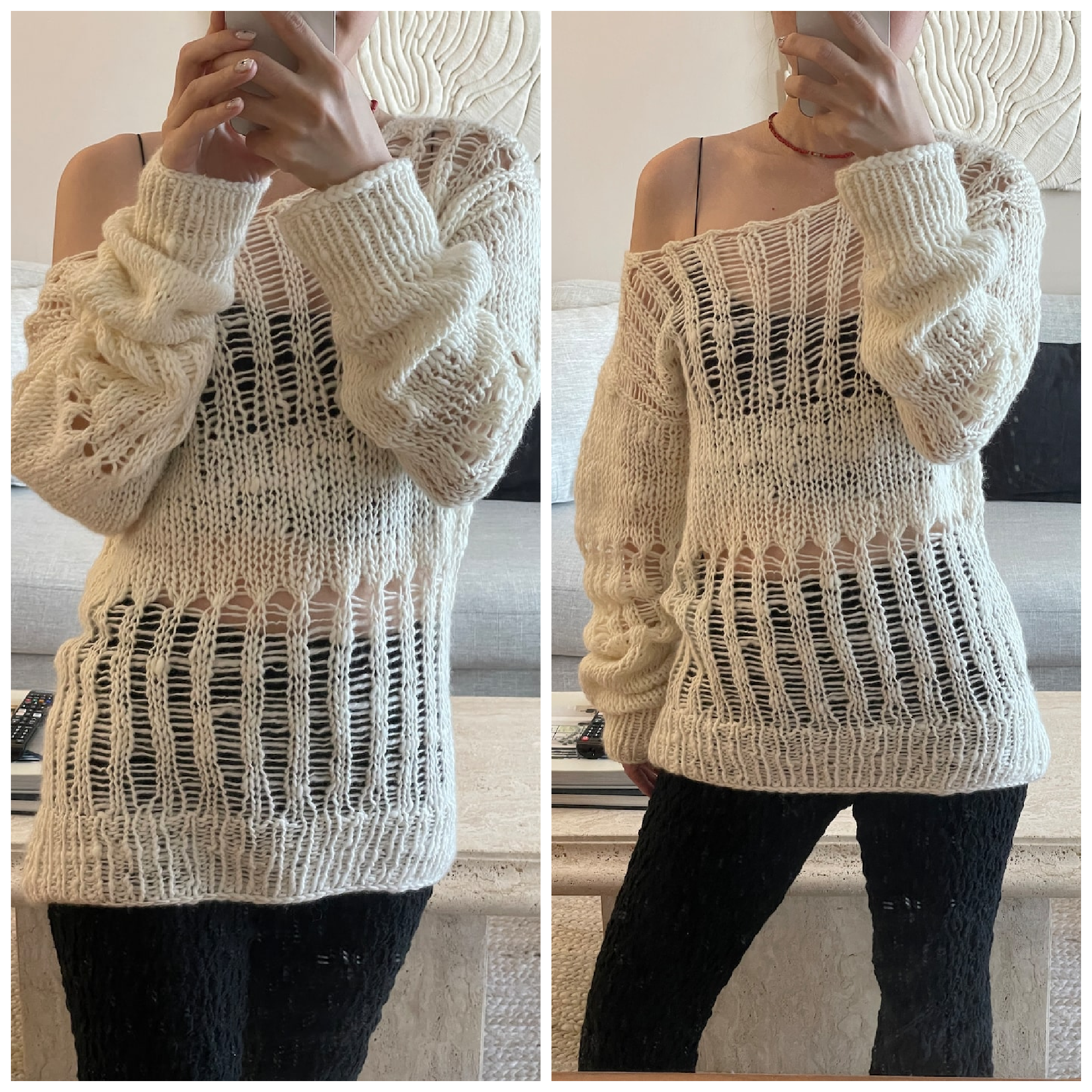 Distressed Knit Rave Artistry in Yarn: Pattern to Knit a Distressed Sweater Designed by Kate ...