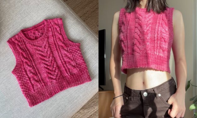 Pattern To Knit An Adorable Vest, The Perfect Touch For Your Spring Wardrobe