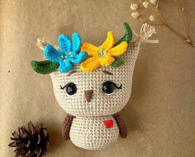 Sweet Owl Amigurumi Pattern Designed by Juliia Pyha
