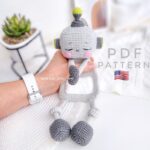 Popular Robot Lovey Pattern: Crochet an Adorable Baby Blankie – Perfect Gift Idea!