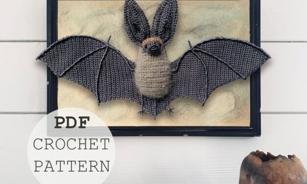 Vanessa Mooncie’s Long-Eared Bat With Open Wings is Magic … Yes, There’s a Pattern!