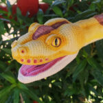 Serpentine Elegance: Royal Python Snake Amigurumi Pattern Shines Bright from Tricks of the Crochet!
