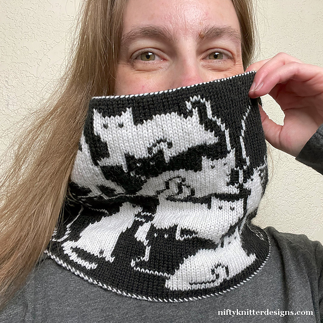 Every Day Can Be Caturday When You Knit This Cute ‘Herding Cats Cowl’ Designed By Lisa Hannan Fox
