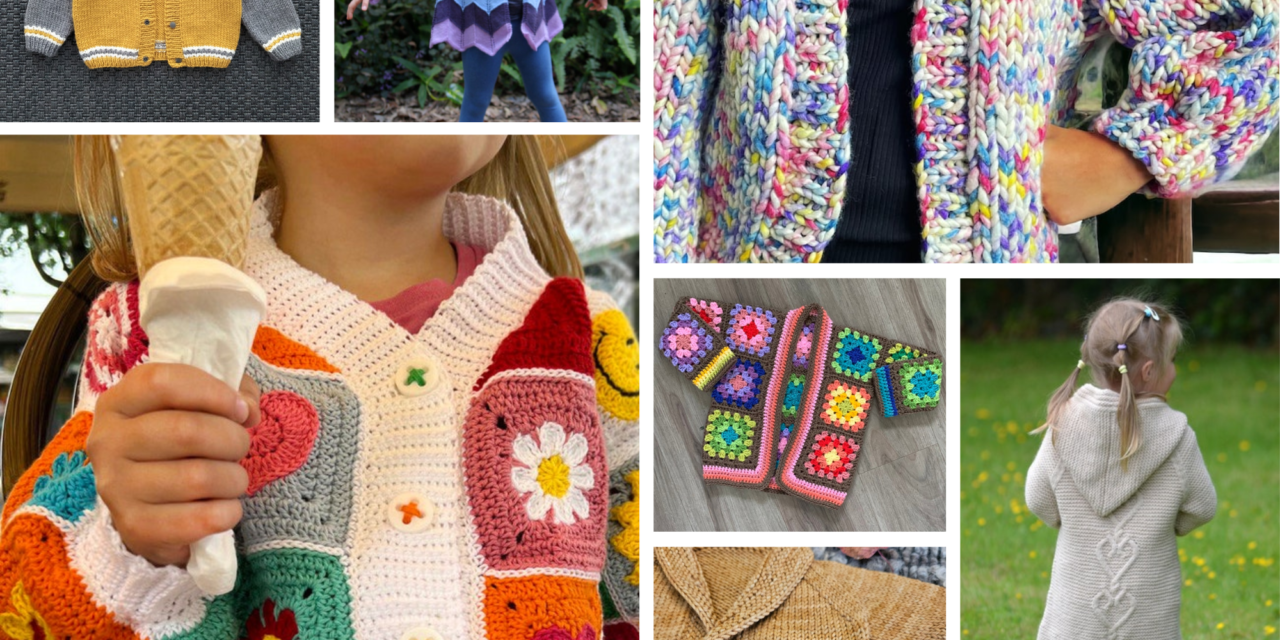 13 Knit & Crochet Jacket Patterns For Your Fave Kiddo, Unique Designs!