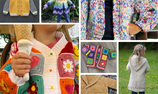 13 Knit & Crochet Jacket Patterns For Your Fave Kiddo, Unique Designs!