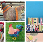 8 Quirky Cute Emotional Support Chicken Patterns For Knitters & Crocheters