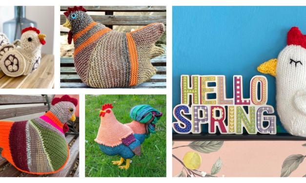 8 Quirky Cute Emotional Support Chicken Patterns For Knitters & Crocheters