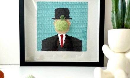 Crocheting Magritte: New Pattern for ‘The Son of Man’ Surrealist Masterpiece