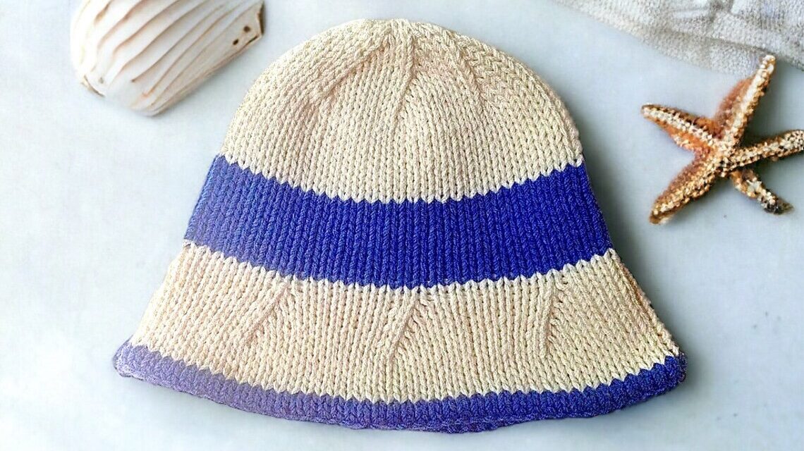 Knit a Comfy Cotton Sun Hat For Summer! For Newborns To 12 Months …