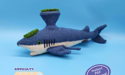 Hook Back in Time: Crochet a Stethacanthus, a Shark from 300 Million Years Ago!