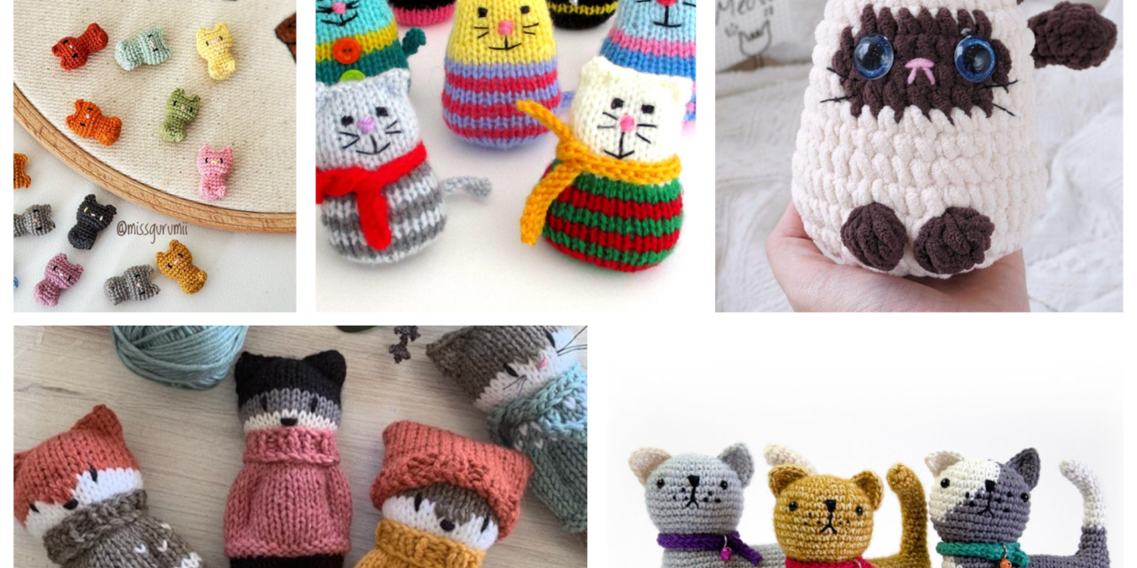 Wee Itty Bitty Knittable Kitties – 8 Popular Knit & Crochet Patterns To Try