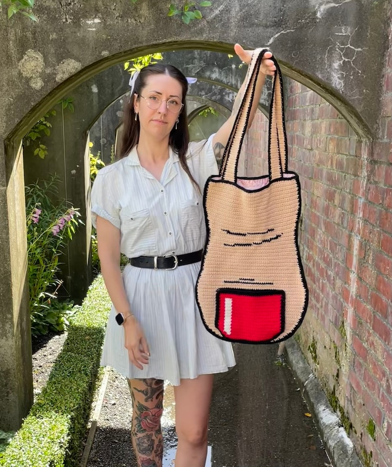 Toe-tally Awesome: This Crochet TOEt Bag Designed By Croaked It Is Kicking Ordinary Styles to the Curb