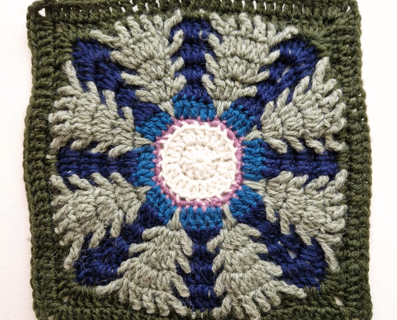 Crochet a Forest Under Moonlight – Granny Square Pattern By Merry Mandrake