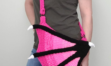 Whimsical & Fierce: Dragon Wing Crossbody Bag Crochet Pattern Designed By Jen Knight