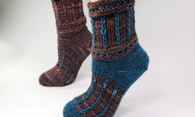 Toe-tally Obsessed! Knit a Pair of Sticks and Stones Socks Designed by JaNae Loom Knits