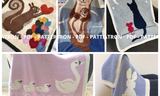 Designer Spotlight: Creative Knit Blanket Patterns By Mathilde Renard of Le Pavillon Creatif