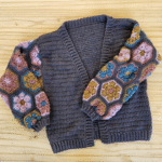 Crochet Flower Power Cardigan Pattern – One Simple Motif Builds the Whole Sweater