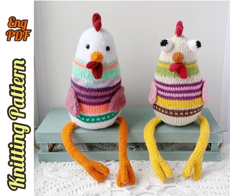 knitting pattern designed by Funny Rabbit Toys #knitting #amigurumi