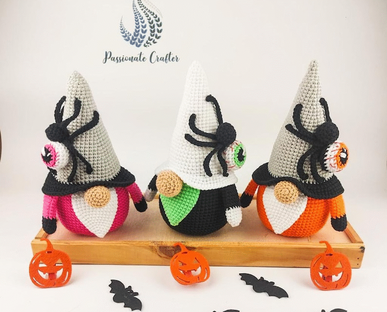 It’s a Gnome-Run: Get Hooking Crochet’s Cutest Halloween Trio!