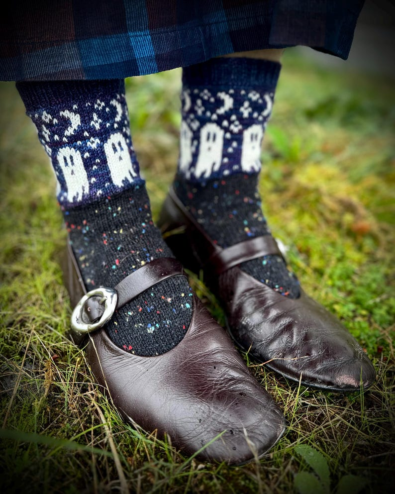 Trick or Treat Your Feet: You'll LOVE This Bewitched Socks Pattern Set From Stone Knits
