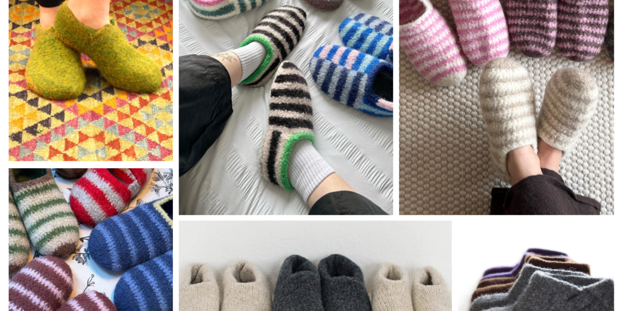 The Best Felted Slippers Patterns For Knitters & Crocheters – 6 Popular Patterns Including The Famous Sailor Slippers!