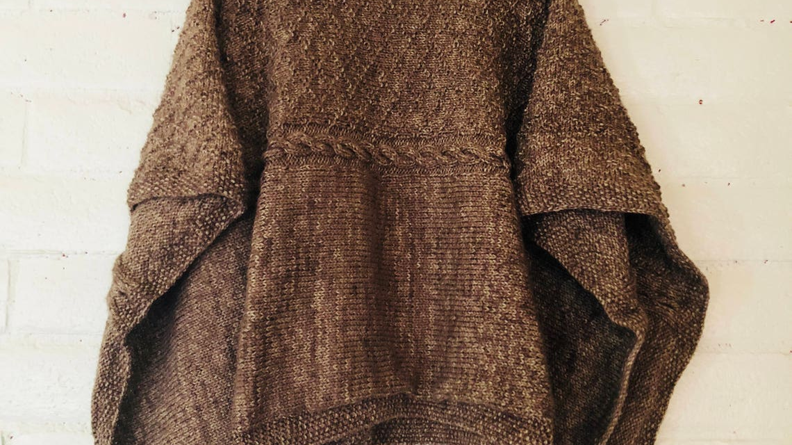 Start 2025 Wrapped in Style: Knit The Jerine Poncho Designed By ChrisAnn Torres