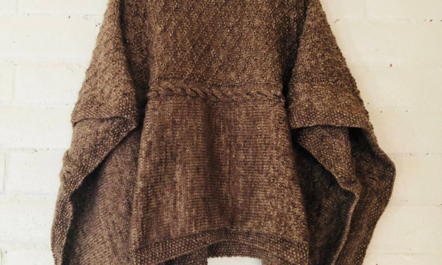 Start 2025 Wrapped in Style: Knit The Jerine Poncho Designed By ChrisAnn Torres