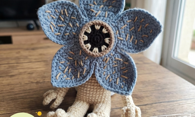 Turn Your Hook Upside Down: A Unique Blue Demogorgon Amigurumi Pattern For Crocheters