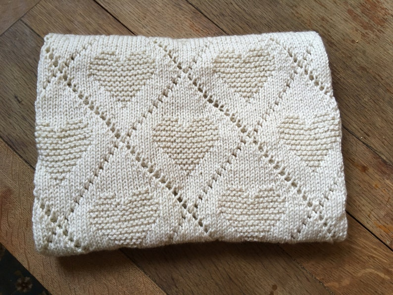 Knit a Textured Diamond Love Blanket For a Sophisticated Valentine’s Day