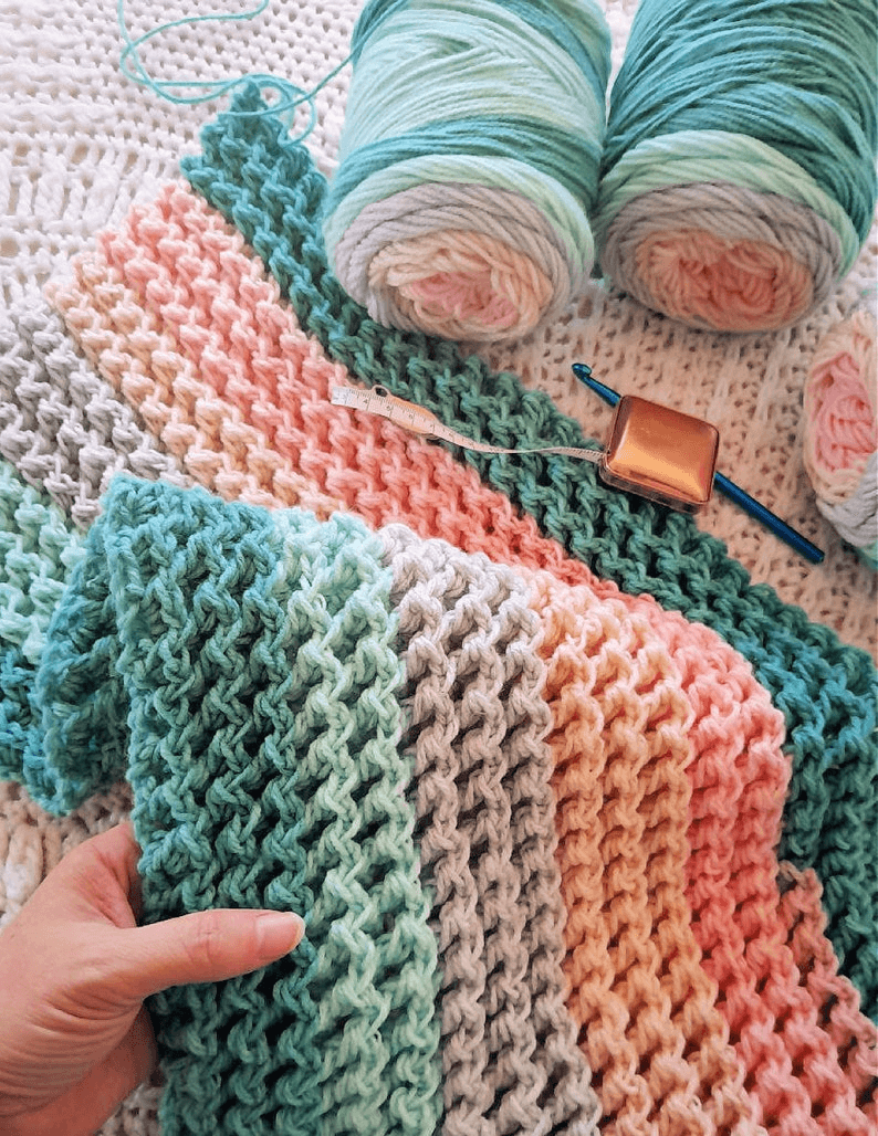 This Zigzag Waffle Blanket Has Serious Heirloom Energy - And It's Popular For a Reason