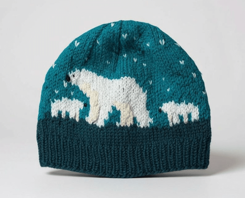 Fluffy, Fierce & Totally Knittable – Popular Pattern To Knit A ‘Polar Bear Hat’