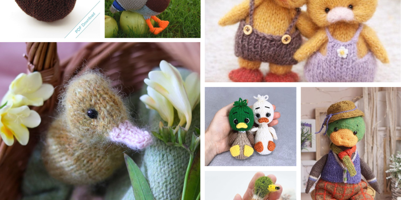 Soft, Squishy & Utterly Quackers – 11 Emotional Support Duck Patterns For Knitters