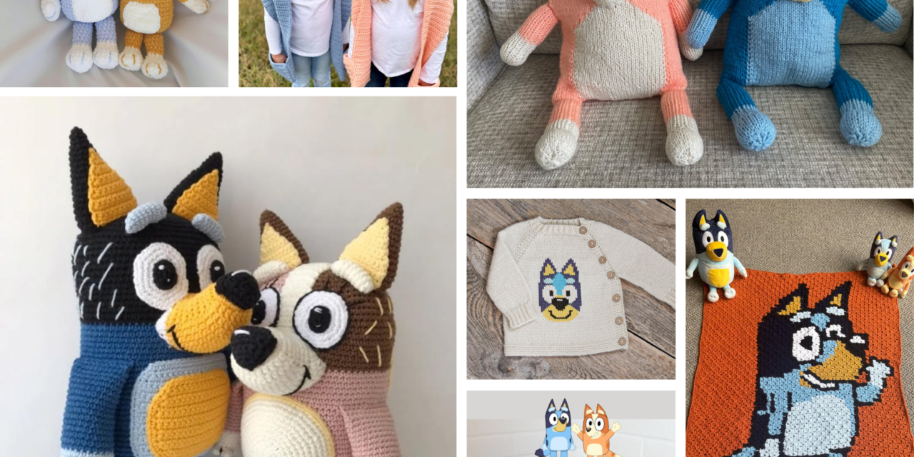 Cheeky! The Best Bluey & Bingo Crochet & Knit Patterns – Amigurumi, Hats & The Whole Heeler Family!
