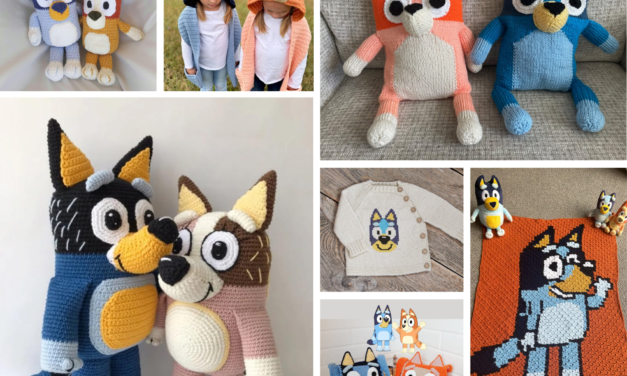 Cheeky! The Best Bluey & Bingo Crochet & Knit Patterns – Amigurumi, Hats & The Whole Heeler Family!