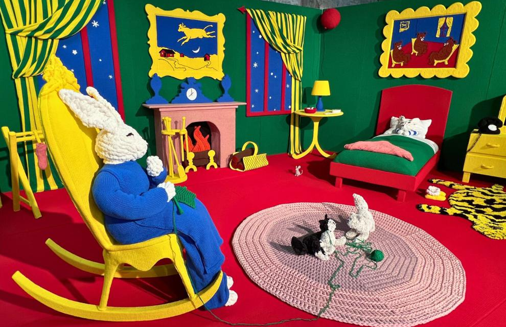 Two Artists Recreated Goodnight Moon With 152 Miles of Yarn. We’re Obsessed. Plus Knit & Crochet Patterns!