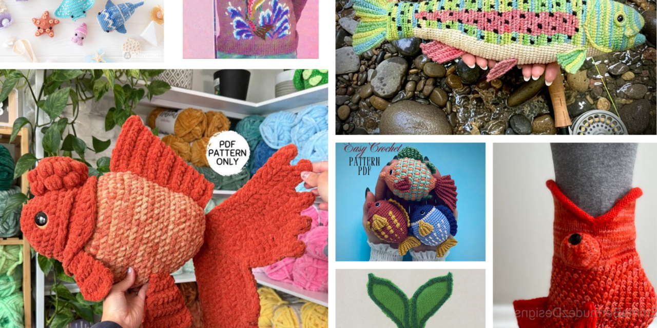 Oh For Cod’s Sake – The Best Knit & Crochet Patterns Featuring Fish & Fishy Friends