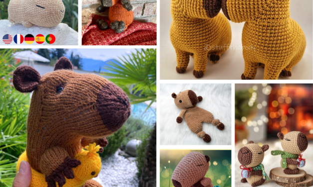 Unbothered, Hydrated, Thriving – The Best Knit & Crochet Capybara Patterns