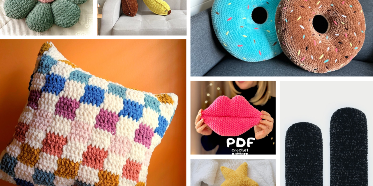 7 Crochet Throw Pillows You Can Make In A Day