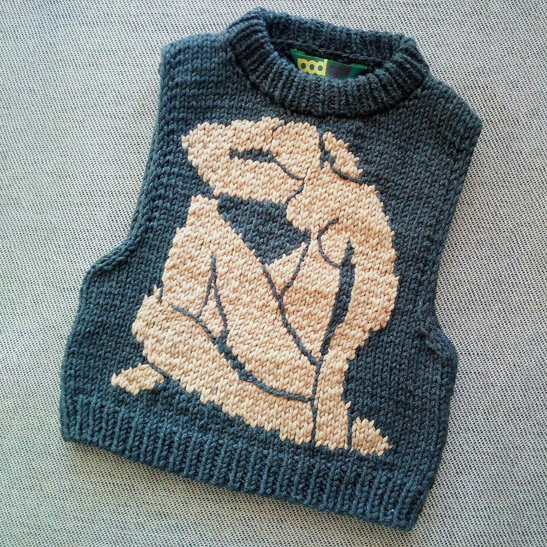 Wearable Art At It's Finest: Pattern To Knit A Vest Inspired By Henri Matisse's Blue Nudes