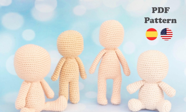 Basic Doll Pattern Bases For Crocheters, Four Sizes … Plus, Bonus Animals – Dog, Bear, Bunny, Fox