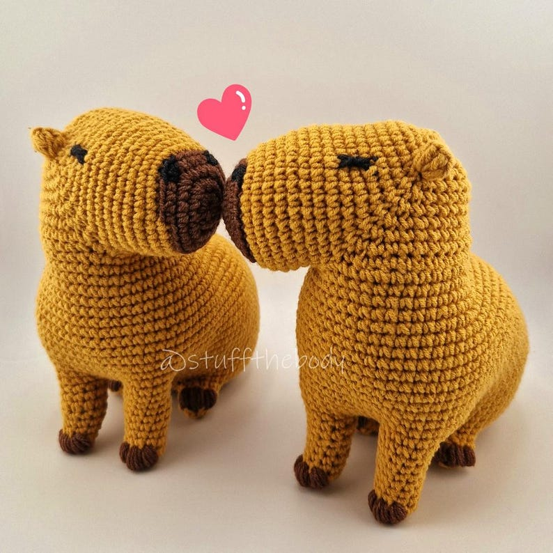 Unbothered, Hydrated, Thriving - The Best Knit & Crochet Capybara Patterns