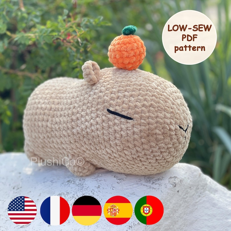 Unbothered, Hydrated, Thriving - The Best Knit & Crochet Capybara Patterns