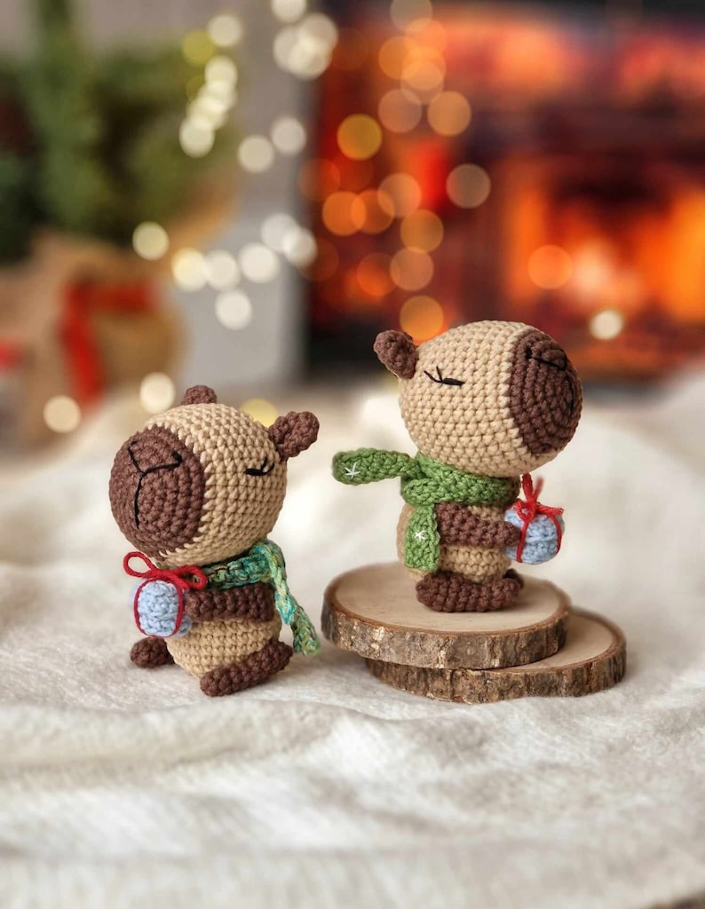 Unbothered, Hydrated, Thriving - The Best Knit & Crochet Capybara Patterns